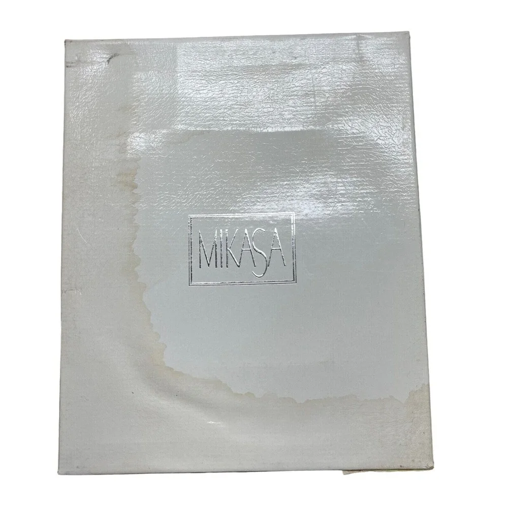 Vintage Mikasa Yugoslavia Crystal 5x7 Picture Frame Y2K‎ Cottagecore Elegance